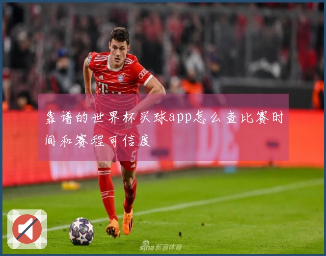 靠谱的世界杯买球app怎么查比赛时间和赛程可信度
